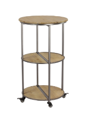 Wood/Metal Bar Cart or Side Table